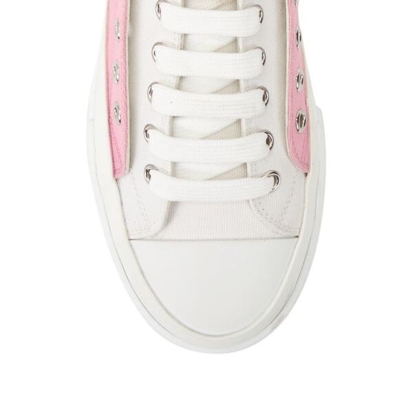Dolce & Gabbana Portofino Light DG Logo Canvas Sneakers sz. 37.5 EU (7.5 US) - Picture 4 of 12